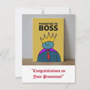 "Congratulations on Your Promotion!" Note Card