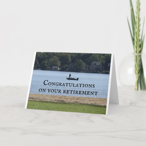 CONGRATULATIONS ON YOUR RETIREMENT CARD