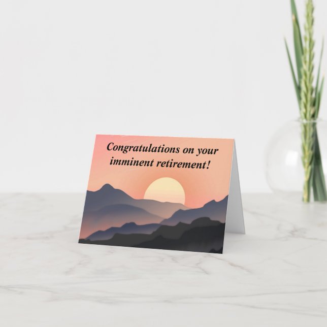 Congratulations on your Retirement Funny Greeting  Card (Front)