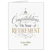 Congratulations On Your Retirement Personalized 