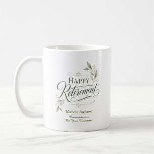 Congratulations On Your Retirement Personalized Coffee Mug