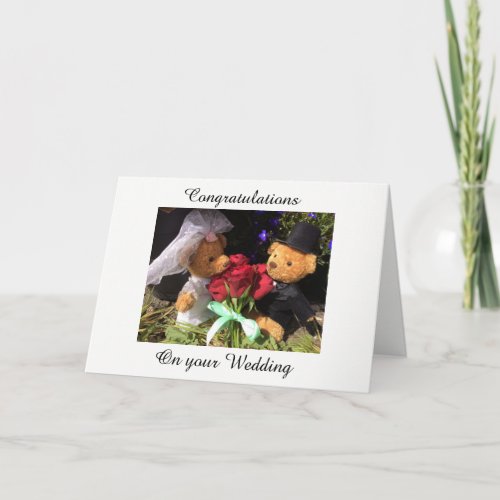 Congratulations on your Wedding card