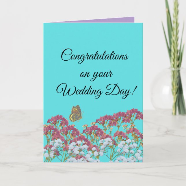Congratulations on Your Wedding Day Card (Front)