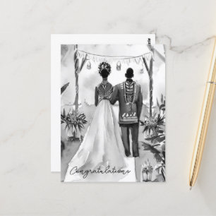 Congratulations on Your Wedding Postcard