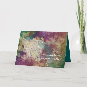 Congratulations On Your Wedding - Swallow Fantasy Card by boopboopadup at Zazzle