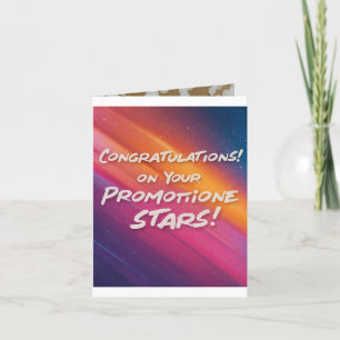 Congratulations on your well-deserved promotion! thank you card