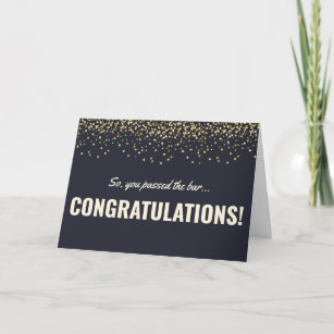 bar congratulations lawyer passed card zazzle cards