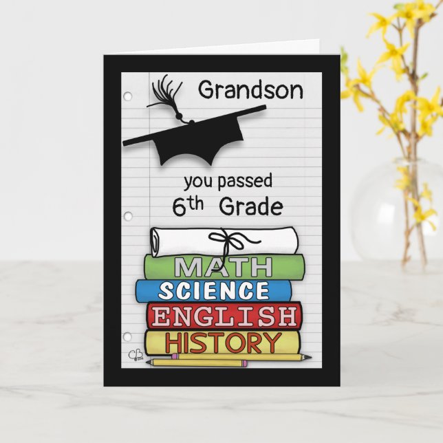 what to write in 6th grade graduation card HCIU6YGQ Cute End of School Year Poem Card, Kindergarten, Primary School Gift from Teacher Student, Teacher Student Cards, Congratulations Graduation Cards from Teacher. : Office Products cards for the whole family are available at Greeting Card Universe Class of 2021 | 6th