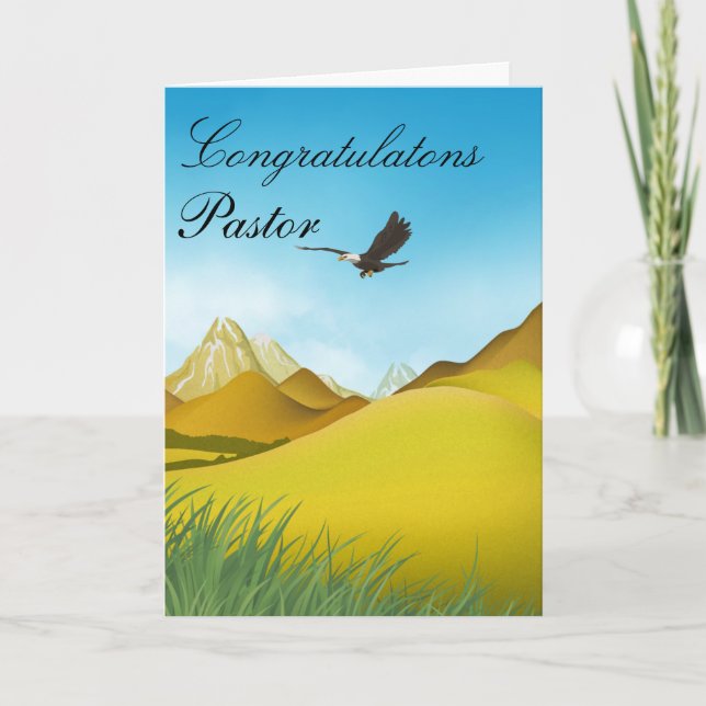 Congratulations Pastor Card (Front)