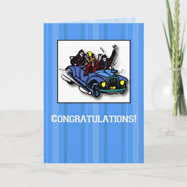 Congratulations Performance, Roaring 20's Card (Front)