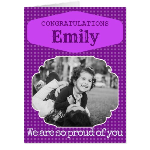 Congratulations Personalized Graduation Card