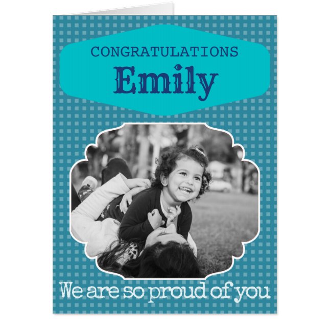 Congratulations Personalized Graduation Card (Front)