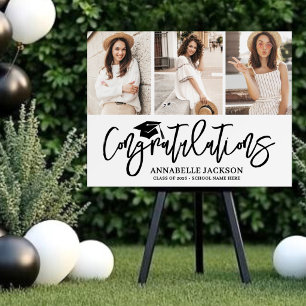 Congratulations Photo Collage Graduation Foam Board