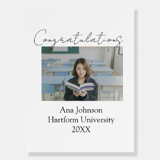 Congratulations photo graduate name university yea foam board