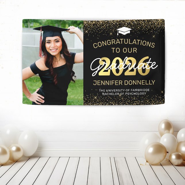 Congratulations Photo Graduation Banner (Creator Uploaded)