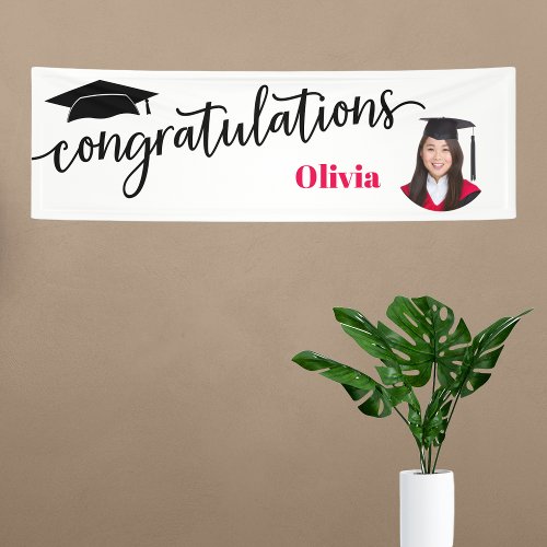 Congratulations Photo Graduation  Banner