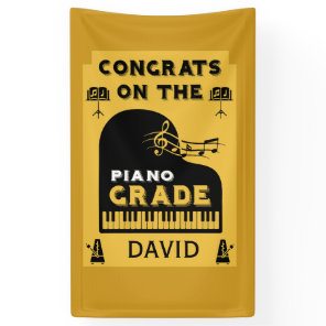Congratulations Piano Music Exam Banner