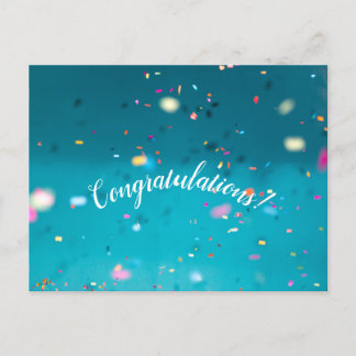 congratulations postcard