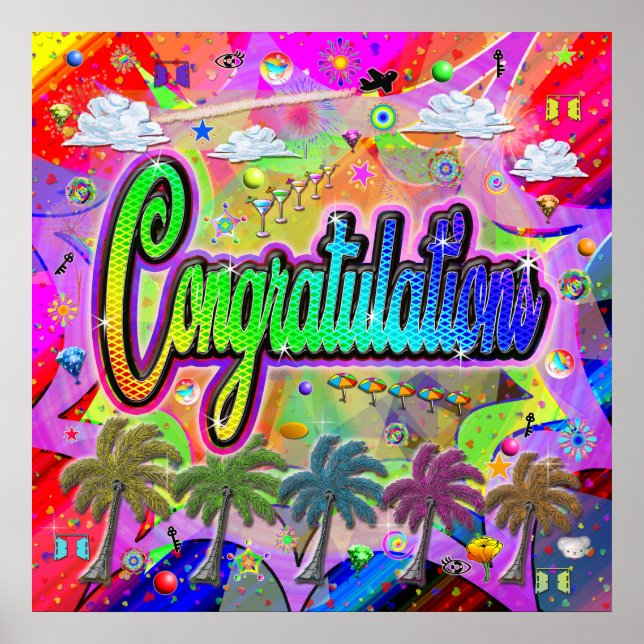 Congratulations Poster ~ Vista Express (Front)