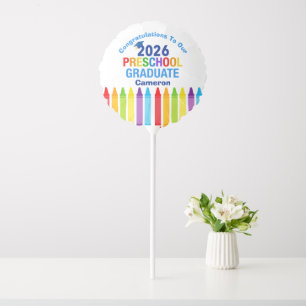 Congratulations Preschool Graduate Custom Party Balloon