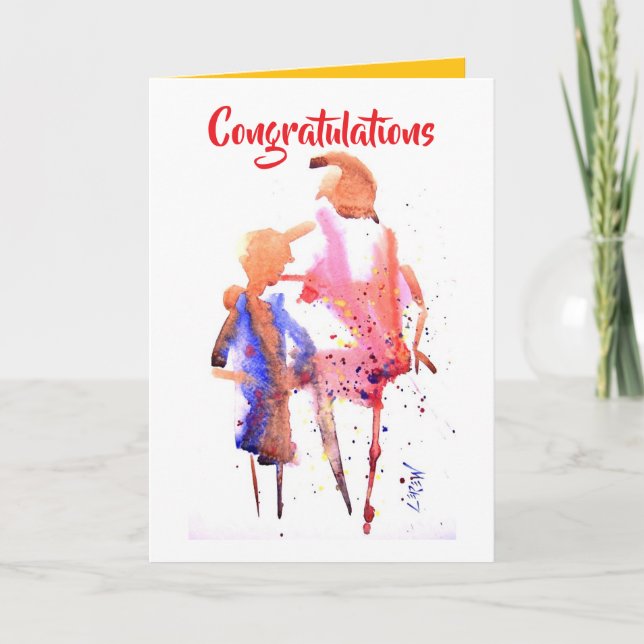 Congratulations Proud Of Your Accomplishments Card (Front)