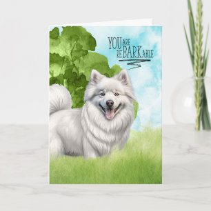 Congratulations reBARKable American Eskimo Dog Card