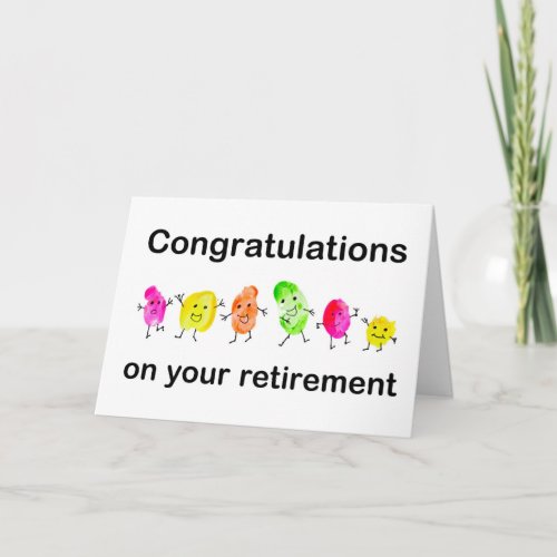 Congratulations Retirement From Group Fingerprint  Card
