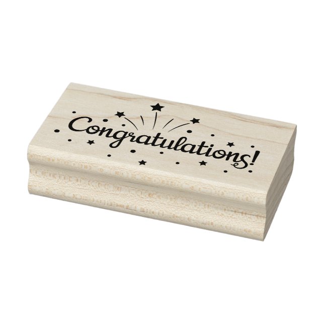 Congratulations  rubber stamp (Stamp)