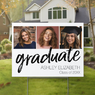 Congratulations Senior 3 Photo for Graduation Sign