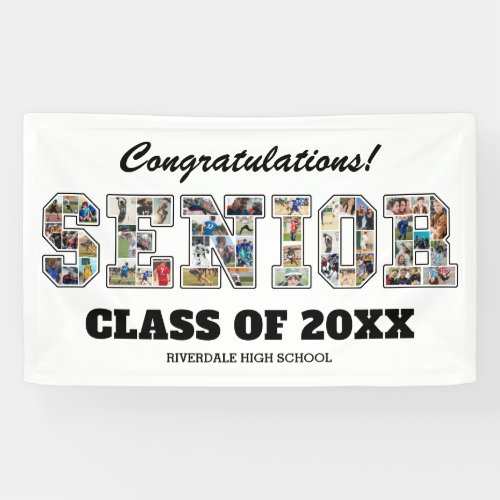 Congratulations Senior Graduation Photo Collage