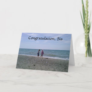 CONGRATULATIONS SIS CARD