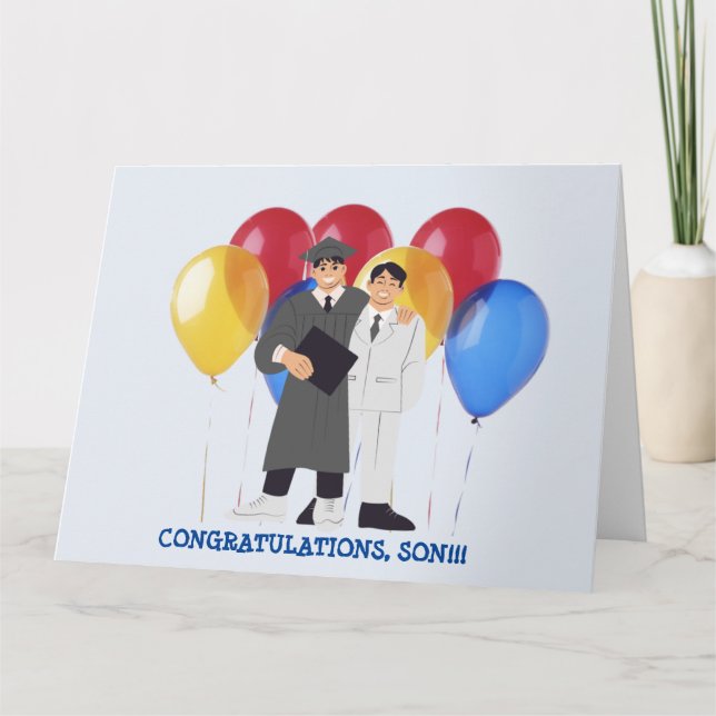CONGRATULATIONS, SON!!! CARD (Front)