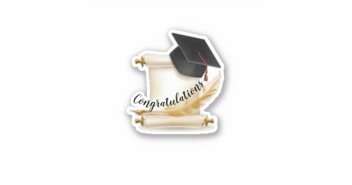 Congratulations Sticker Professional Congratulations Sticker | Zazzle