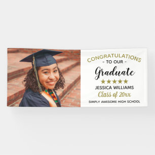 Congratulations Template Photo Graduate Graduation Banner