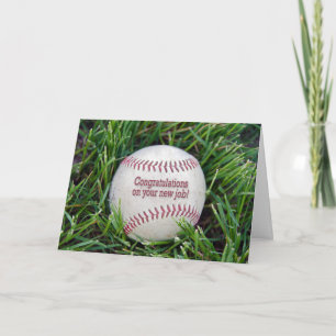 congratulations to new baseball coach card