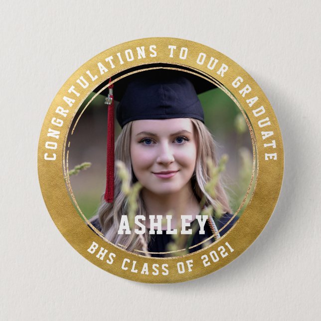 Congratulations to our Graduate Gold Photo pin (Front)
