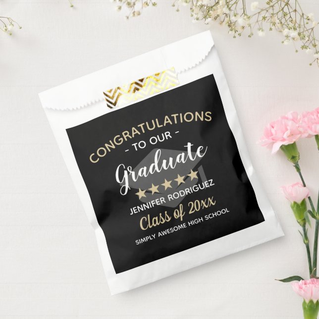 Congratulations To Our Graduate Graduation Party Favor Bag (Sealed)