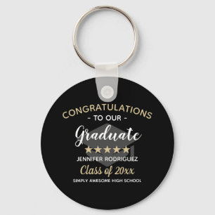 Congratulations To Our Graduate Graduation Party Keychain