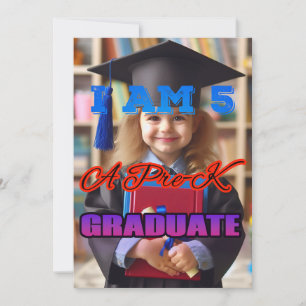 "Congratulations to our Pre-K Graduate! Invitation