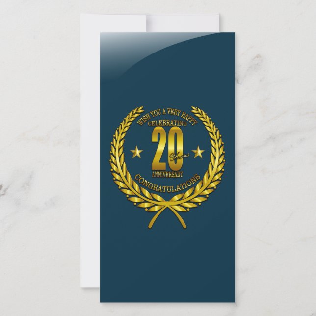 Congratulations to the 20th Anniversary (Front)