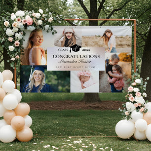 Congratulations To The Graduate 6 Photo Collage Banner