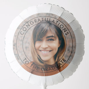 Congratulations to The Graduate Large Photo Balloon