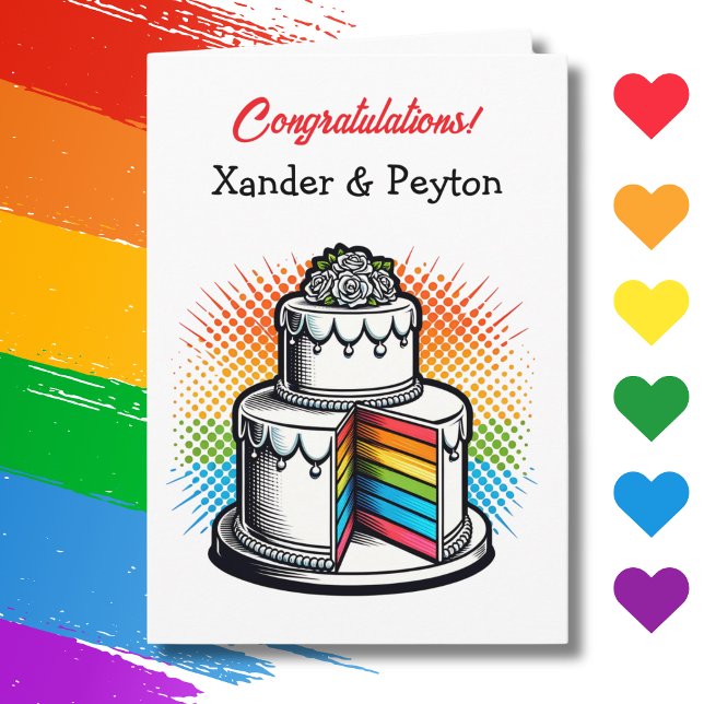 Congratulations to the New Couple | LGBTQIA+ Card (Creator Uploaded)