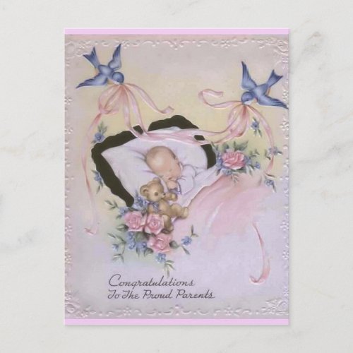 Congratulations to the Proud Parents Postcard