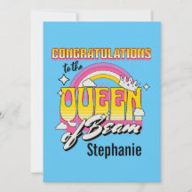 Congratulations to the Queen of Beam Card