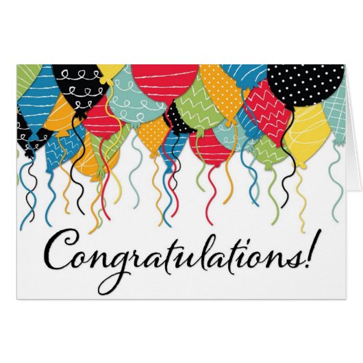 ***CONGRATULATIONS TO YOU*** CARDS (Front Horizontal)
