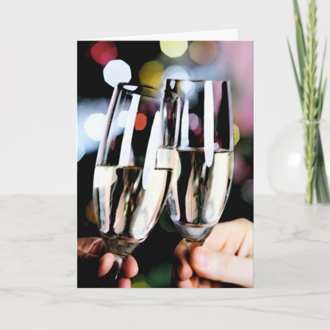 Congratulations Toast Card (Front)