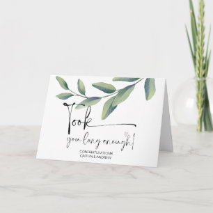 Congratulations Wedding Newly Weds Bride and Groom Card