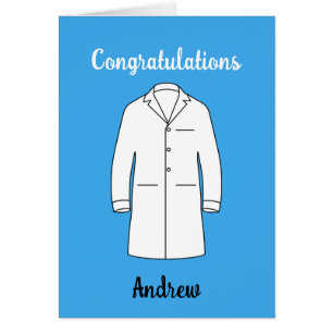 Congratulations White Coat Ceremony Doctor Cards