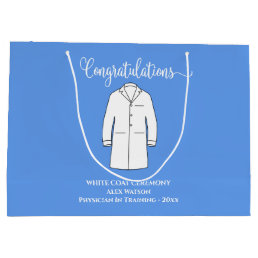 Congratulations White Coat Physician Doctor Large Gift Bag